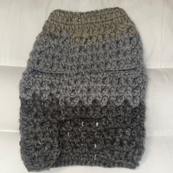 Hand Crafted Crochet Chunky Dog Sweater - Picture 2 of 5